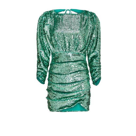 For Love and Lemons Marais Sequin Mini Dress Size Large - Picture 7 of 15